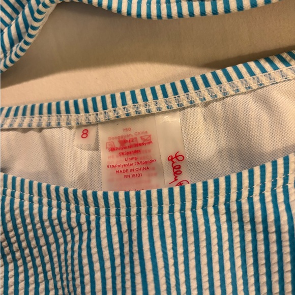 Lilly Pulitzer CUMULUS BLUE SEERSUCKER STRIPE 8 NWOT & 14 NWT - Picture 8 of 9